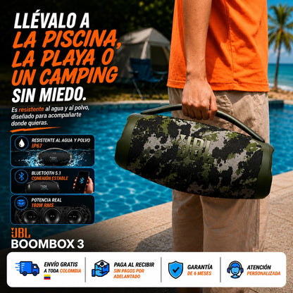 Parlante JBL Boombox 3: Sonido Superior 🎶