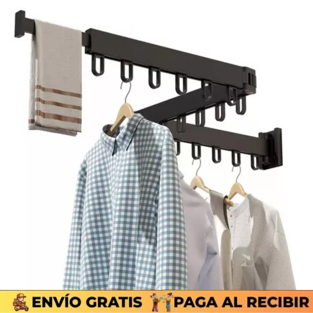 Tendedero Retráctil de Aluminio 360°